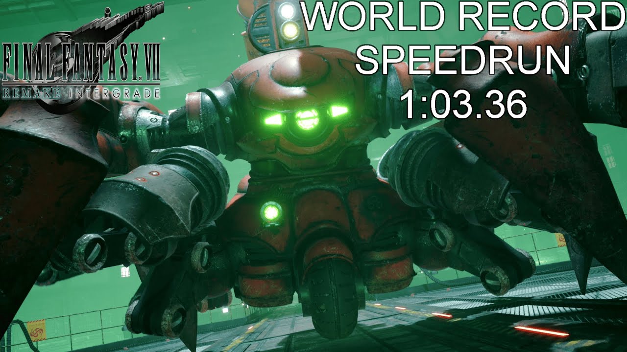 FF VIIRI [Hard Mode] Scorpion Sentinel [WR] Speedrun 1:03.36 [WORLD RECORD]
