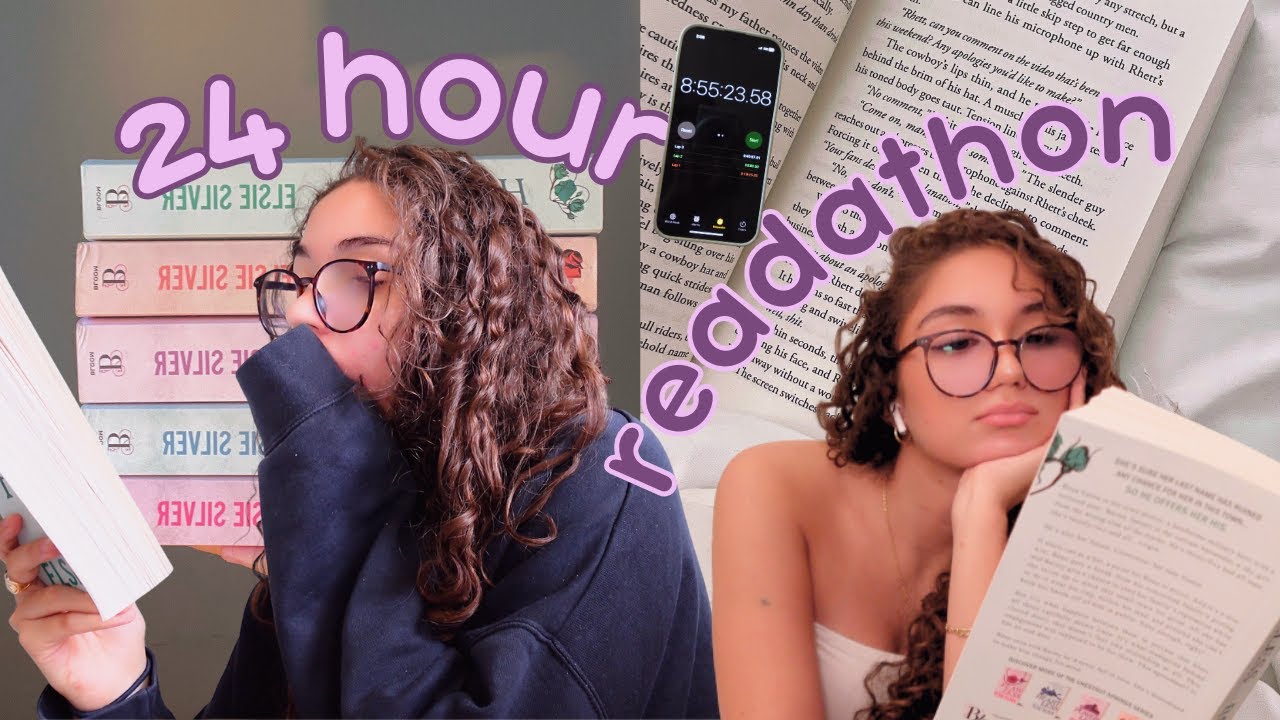 I SPENT 24 HOURS READING 📖 | readathon vlog