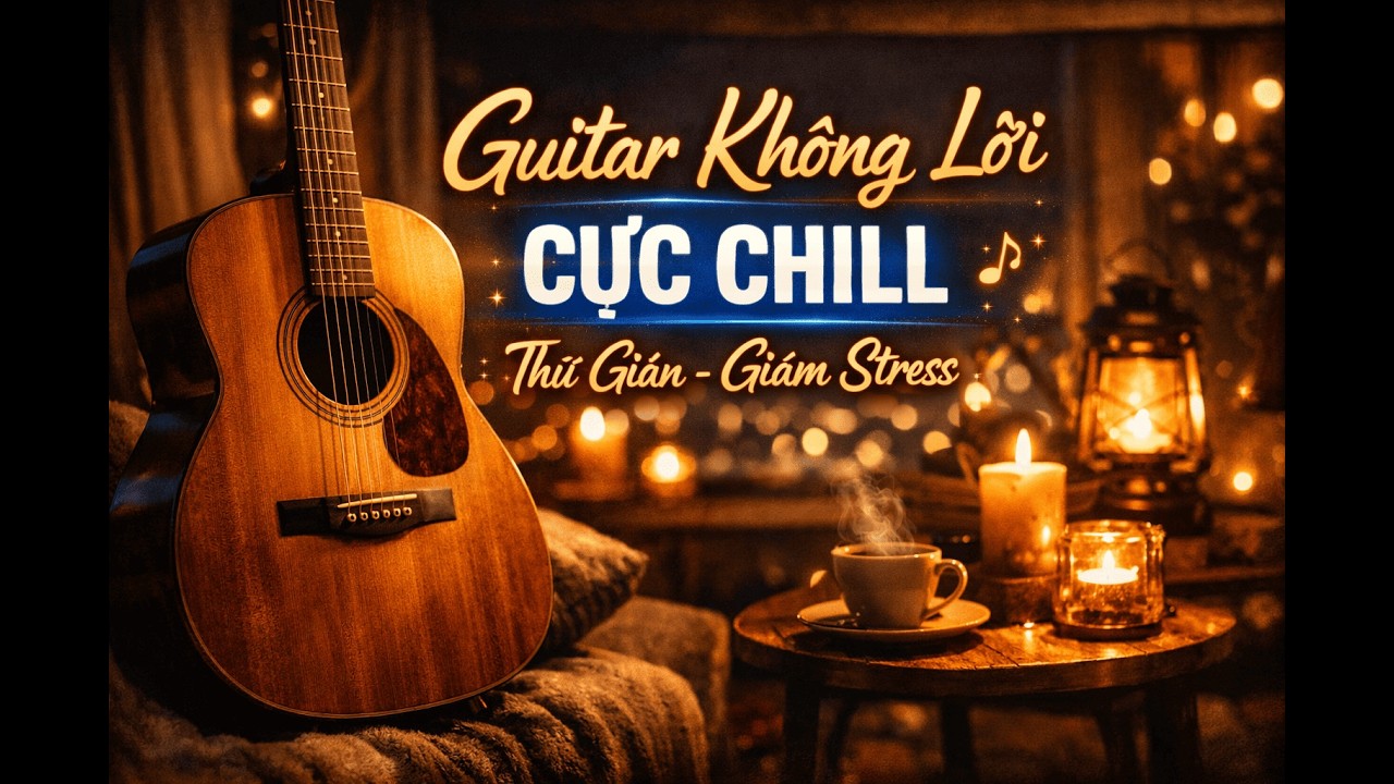 🎸 Guitar Acoustic + tiếng  suối reo và tiếng chim hót – Nhạc Chill Thư Giãn | Giảm Stress, Ngủ Ngon