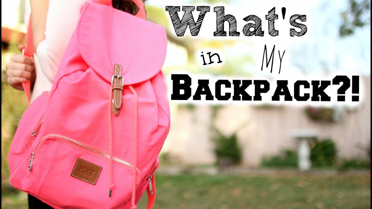What's In My Backpack?! ♡ Back to School