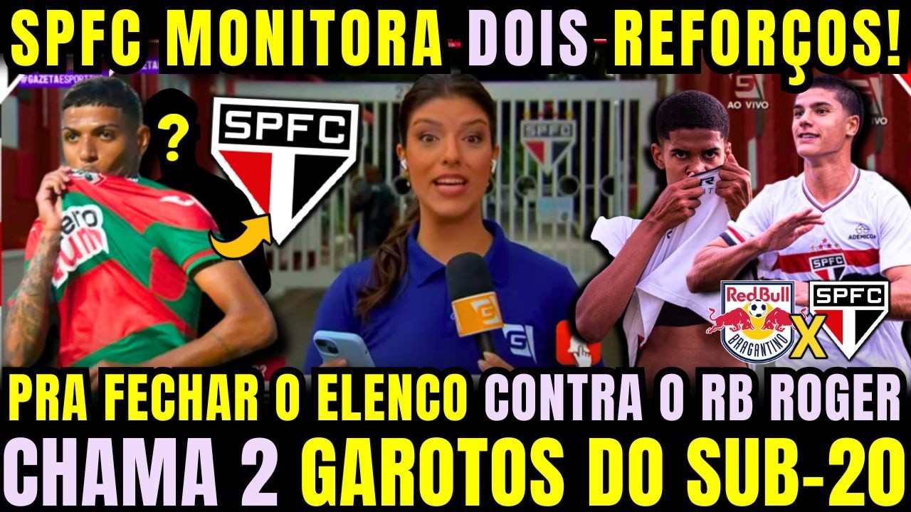 PRA SURPRESA GERAL MASSIS JR AVALIA DOIS NOVOS REFORÇOS PARA SEQUÊNCIA DO ANO/ ROGER SOB 2 DO SUB-20