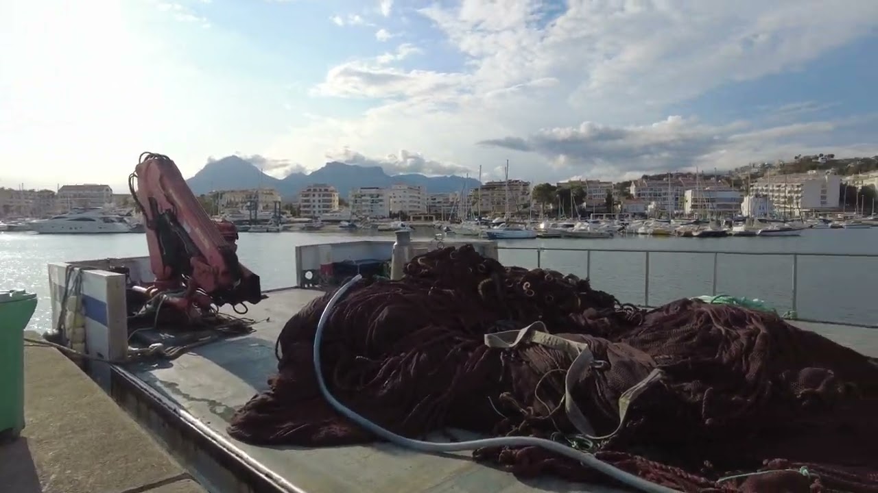 Altea, harbor, fishing nets