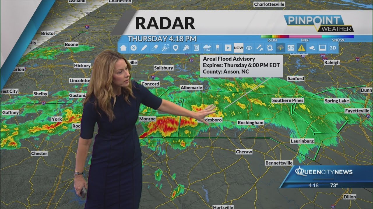 Flood watch, periods of heavy rain in the Queen City