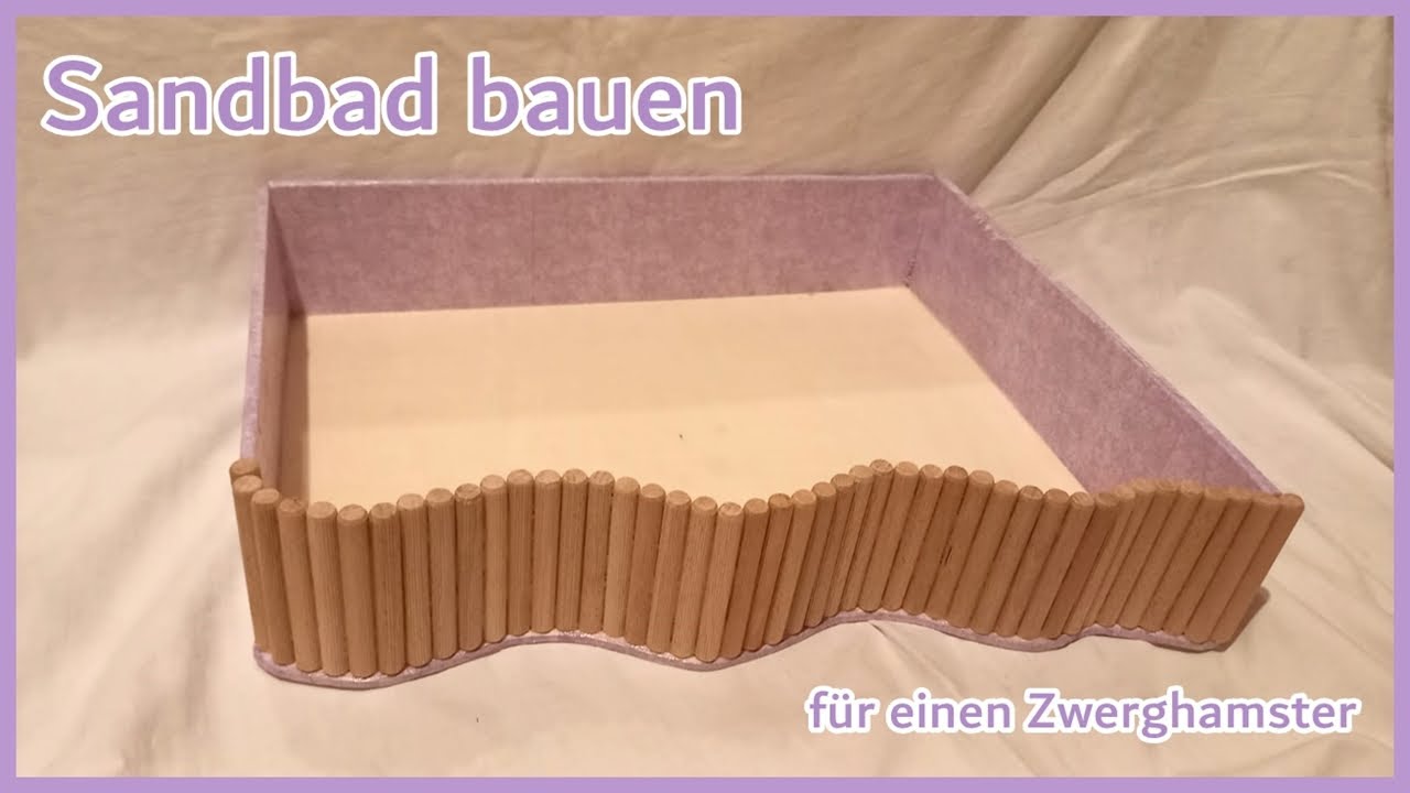 Sandbad bauen | FranzisPflegeKiste