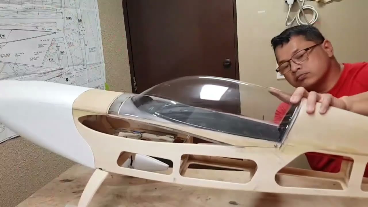 Сборка навеса Carl Goldberg Extra 300, часть 2