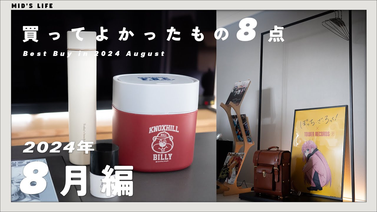 【購入品】2024年8月買ってよかったもの8点