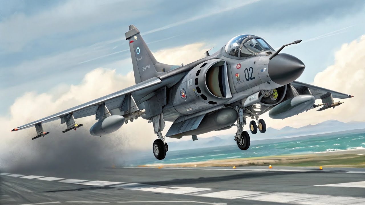 2025 Harrier Jump Jet AV-8B – The Legendary VTOL Fighter Still Breaking Limits! ✈️🔥