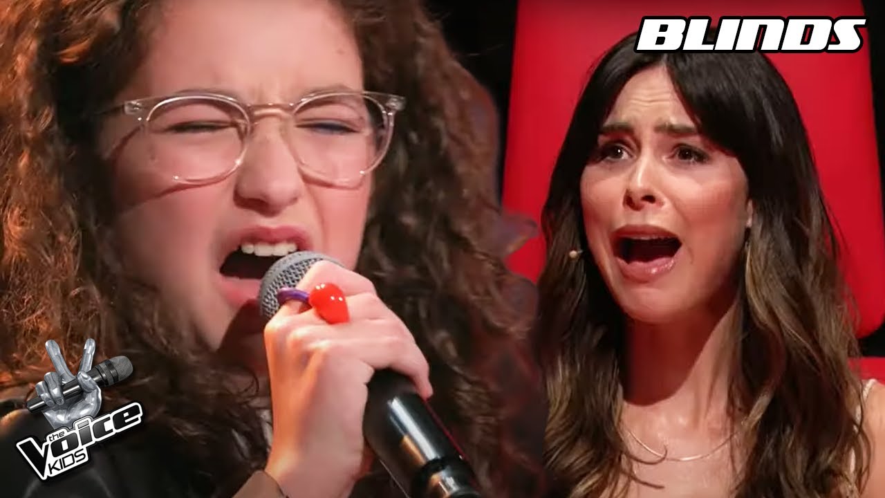 AC/DC - Highway To Hell (Nina C.) | Blind Auditions | The Voice Kids 2022