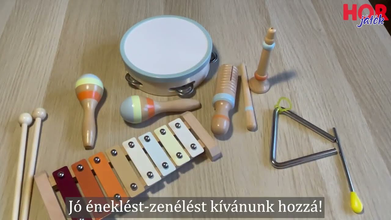 Hangszerkészlet - fejlesztő zenés játék