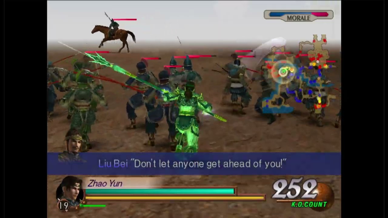 Dynasty Warriors 3: Xtreme Legends - Zhao Yun 5th Weapon Gameplay