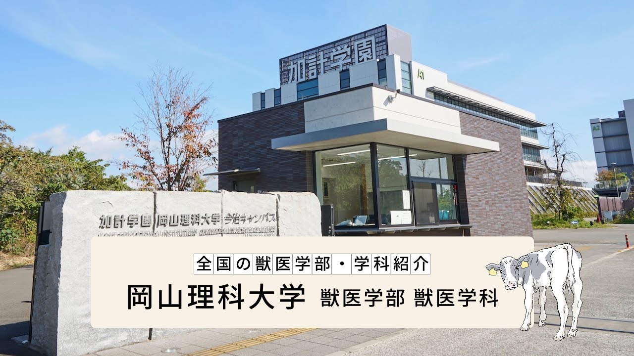 【全国の獣医学部・学科紹介】岡山理科大学 獣医学部 獣医学科
