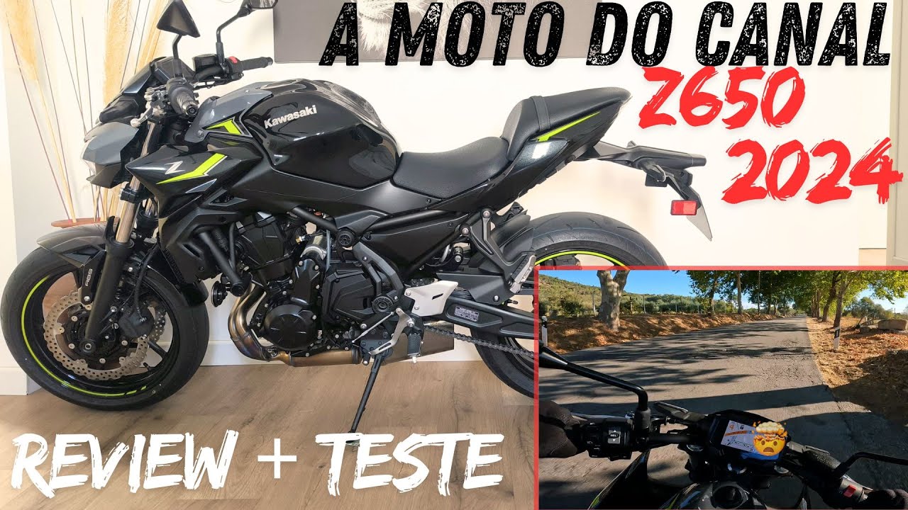 Apresentando a Moto do Canal: Kawasaki Z650 2024 – Review e Teste!