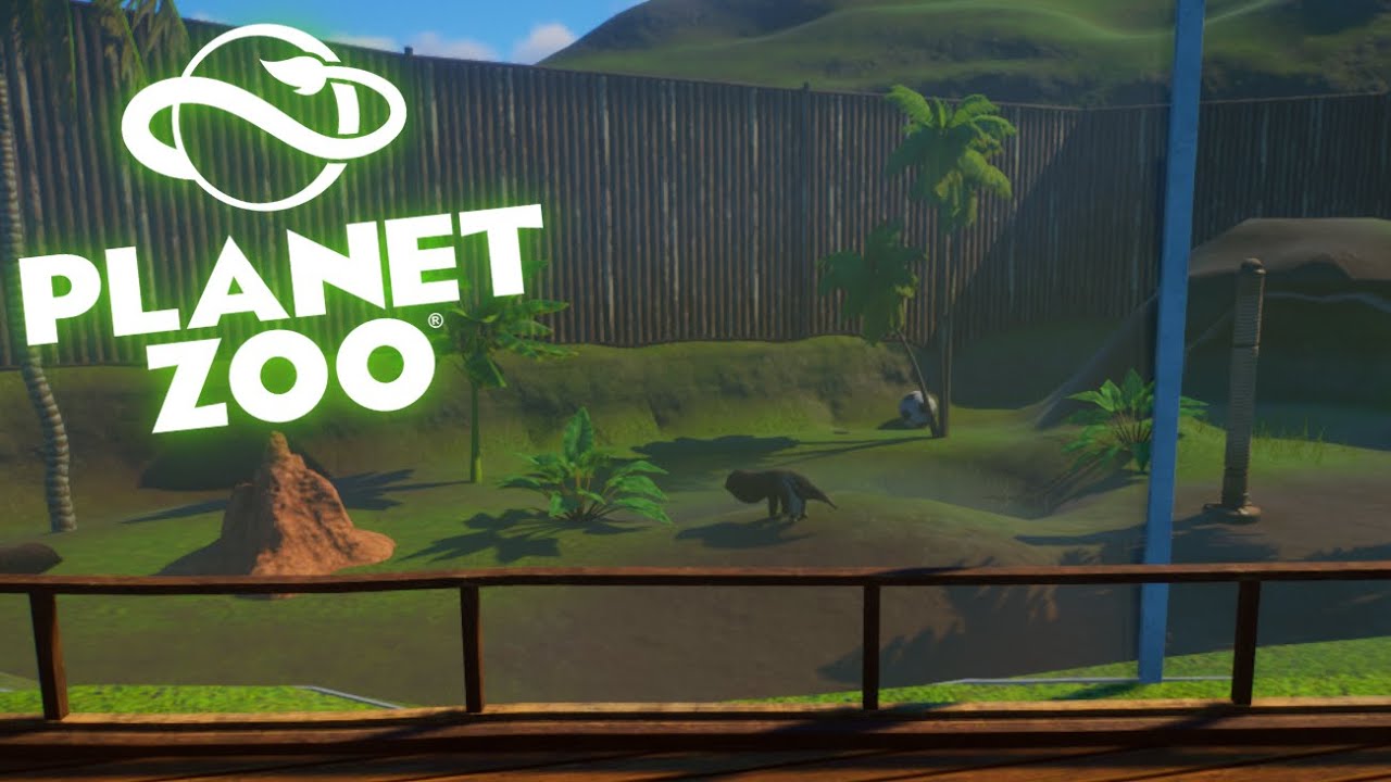 GIANT ANTEATER HABITAT SPEED BUILD| Planet Zoo Speed Builds EP15