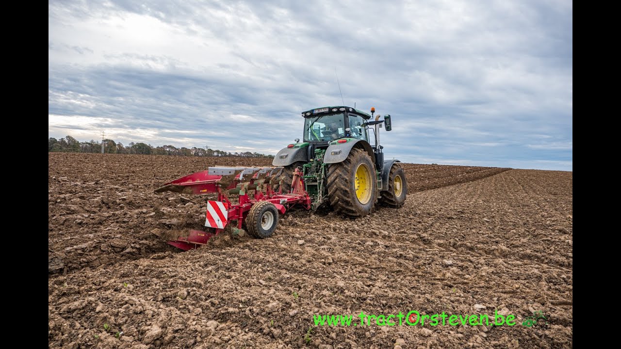 John Deere 6155R + John Deere 6175R   - G & G Neven (Bommershoven)