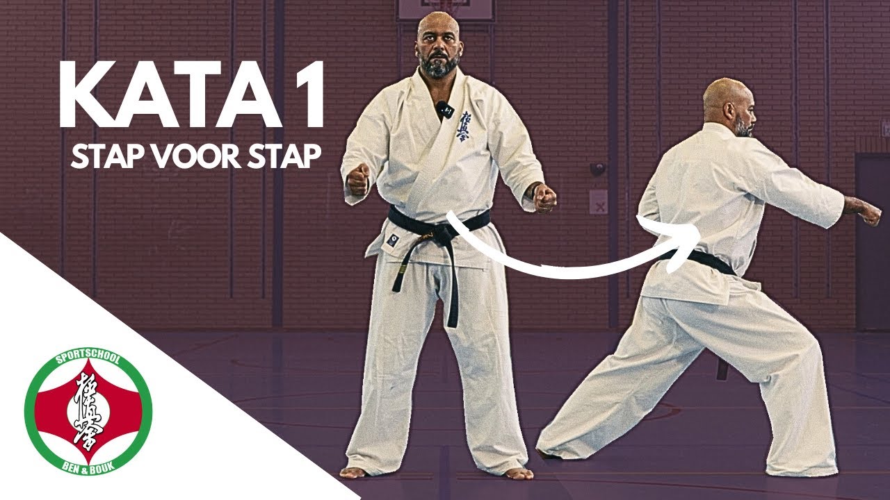 Kyokushin Karate 🥋🇳🇱 - 1e KATA met Uitleg (Taikyoku Sono Ichi)