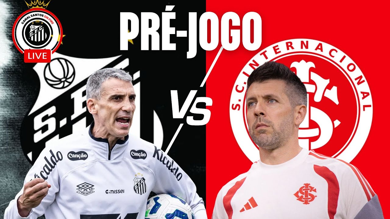 PRÉ JOGO SANTOS X INTER AO VIVO! #santosaovivo $santosoficial #santosfc
