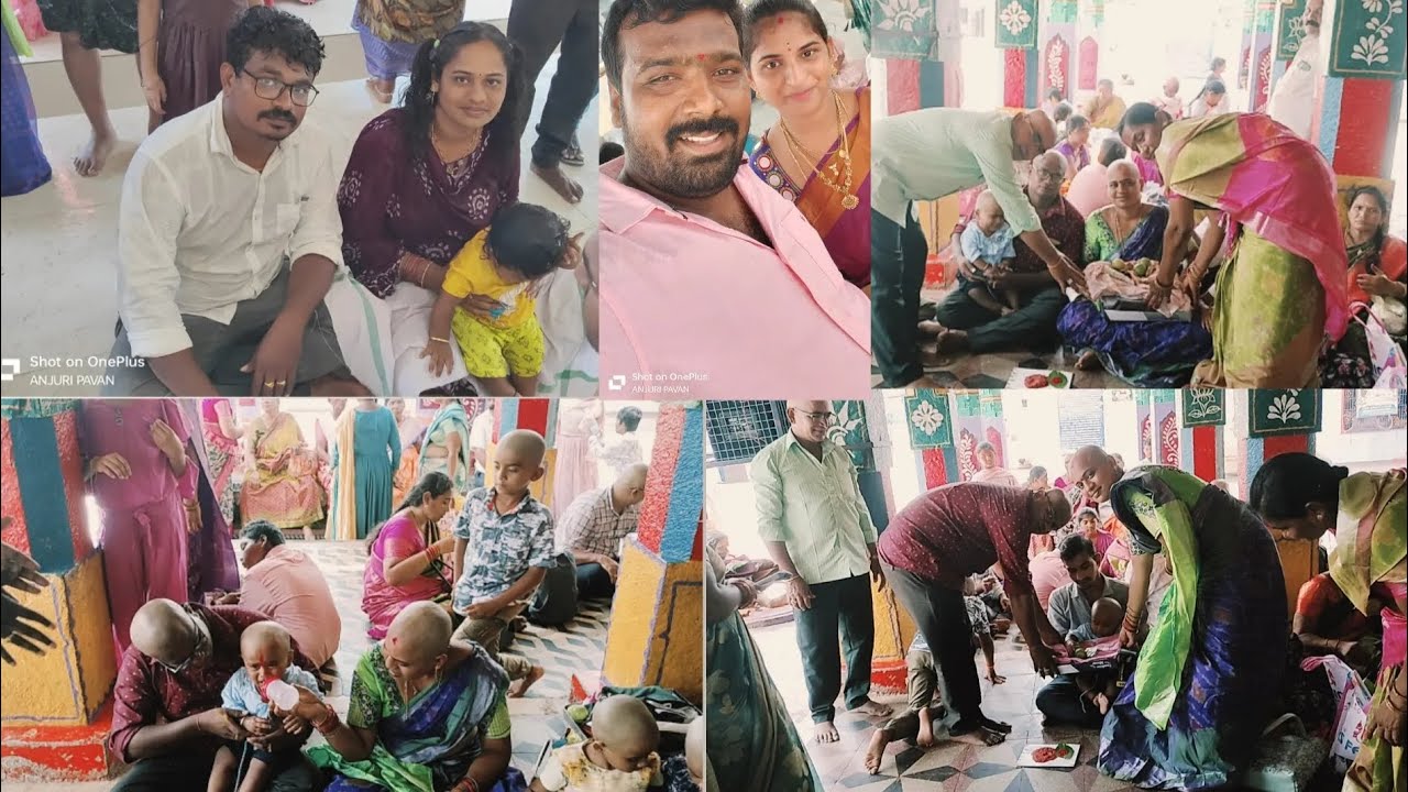 బ్రహ్మం గారి గుడిలో పుట్టు వెంట్రుకలు వేడుక 🌟