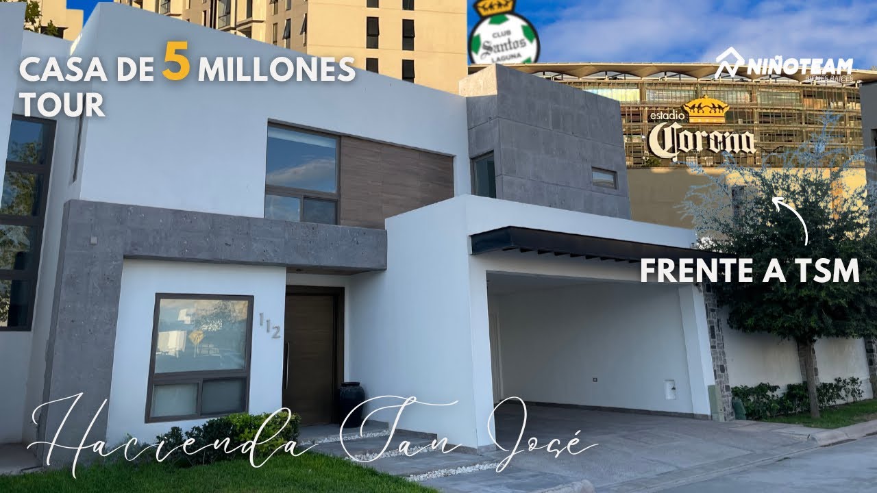 CASA EXCLUSIVA en VENTA FRENTE A TSM // Hacienda San José 📍 #torreon