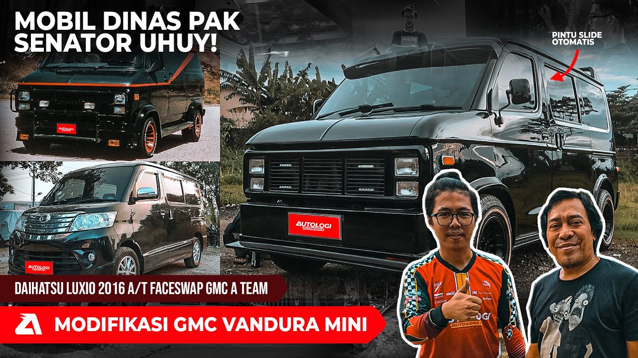 MODIFIKASI Daihatsu Luxio Jadi A-TEAM GMC Vandura Mini - Mobil Dinas Pribadi Bang Uhuy!