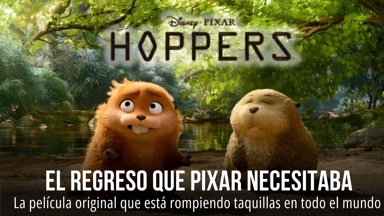 Pixar vuelve a lo grande: Hoppers arrasa con 88 millones en su debut mundial