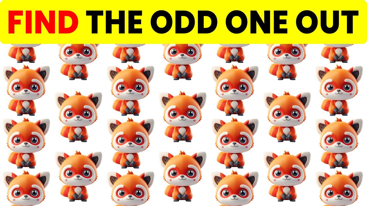 Spot the Odd One Out Challenge 👁️ | Fun Test: Can You Pick the Different One? 🧐