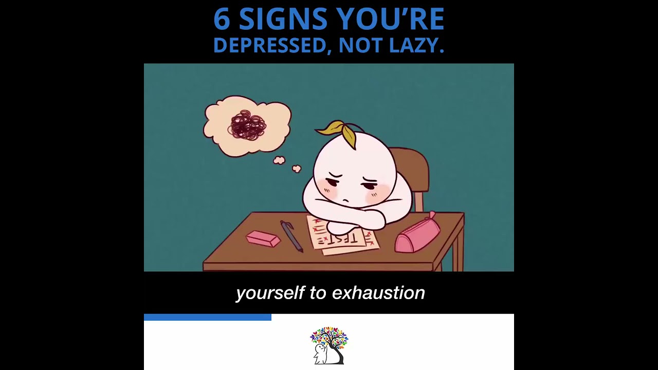Signs You're Depressed, Not Lazy