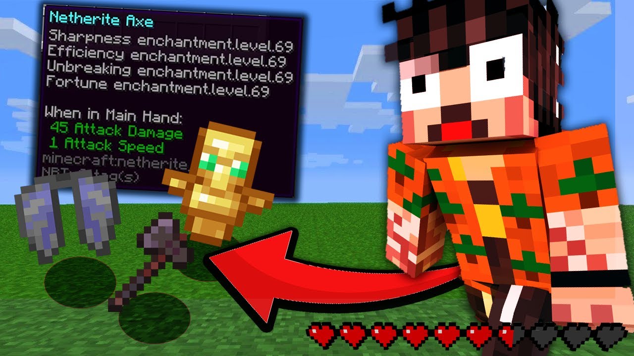 Minecraft ΑΛΛΑ το DAMAGE δινει OP ITEMS!!!