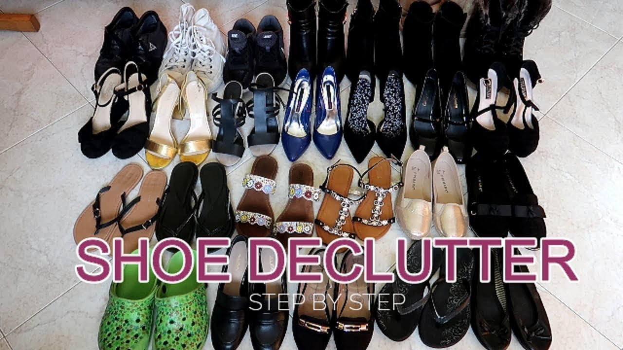 SHOE DECLUTTER| STEP BY STEP
