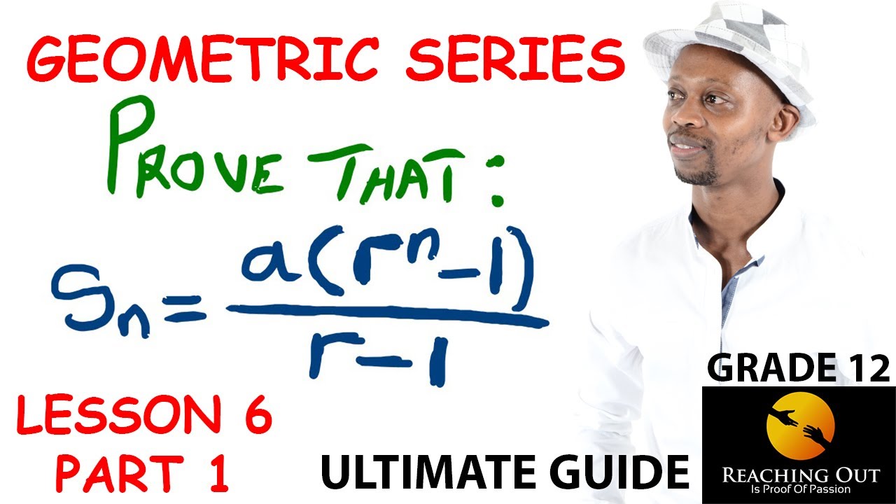 Geometric Series Formula Proof-How to proof the geometric series formula