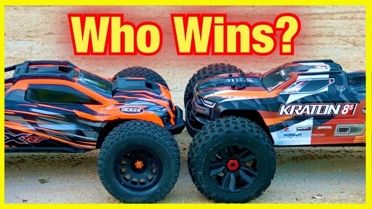 Traxxas XRT против ARRMA KRATON 8s, кто победит?