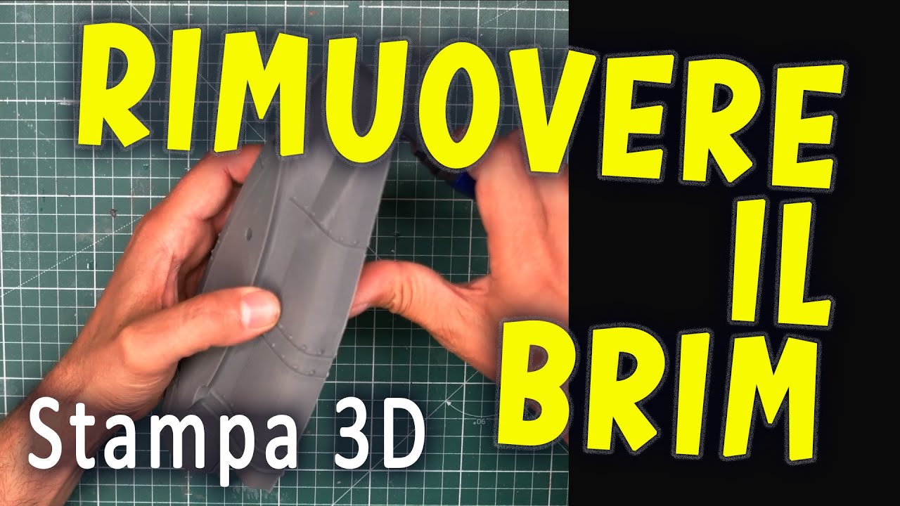 Come rimuovere il brim dalla stampa 3D facilmente