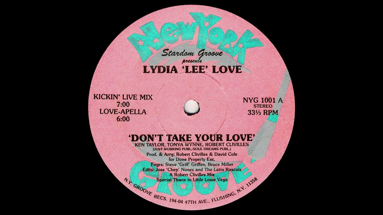 Stardom Groove Presents Lydia 'Lee' Love - Don't Take Your Love (12'' Single) [Vinyl Remastering]