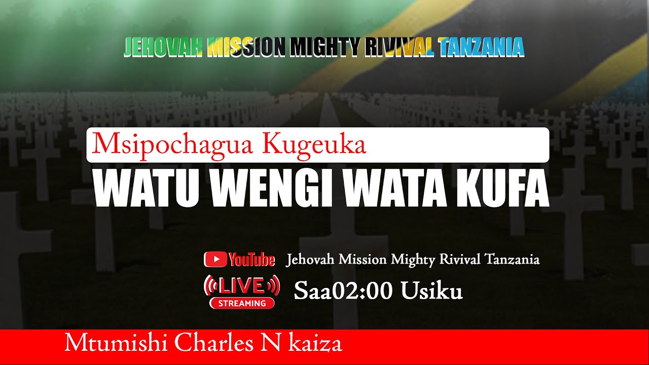 MSIPOCHAGUA KUGEUKA WATU WENGI WATAKUFA