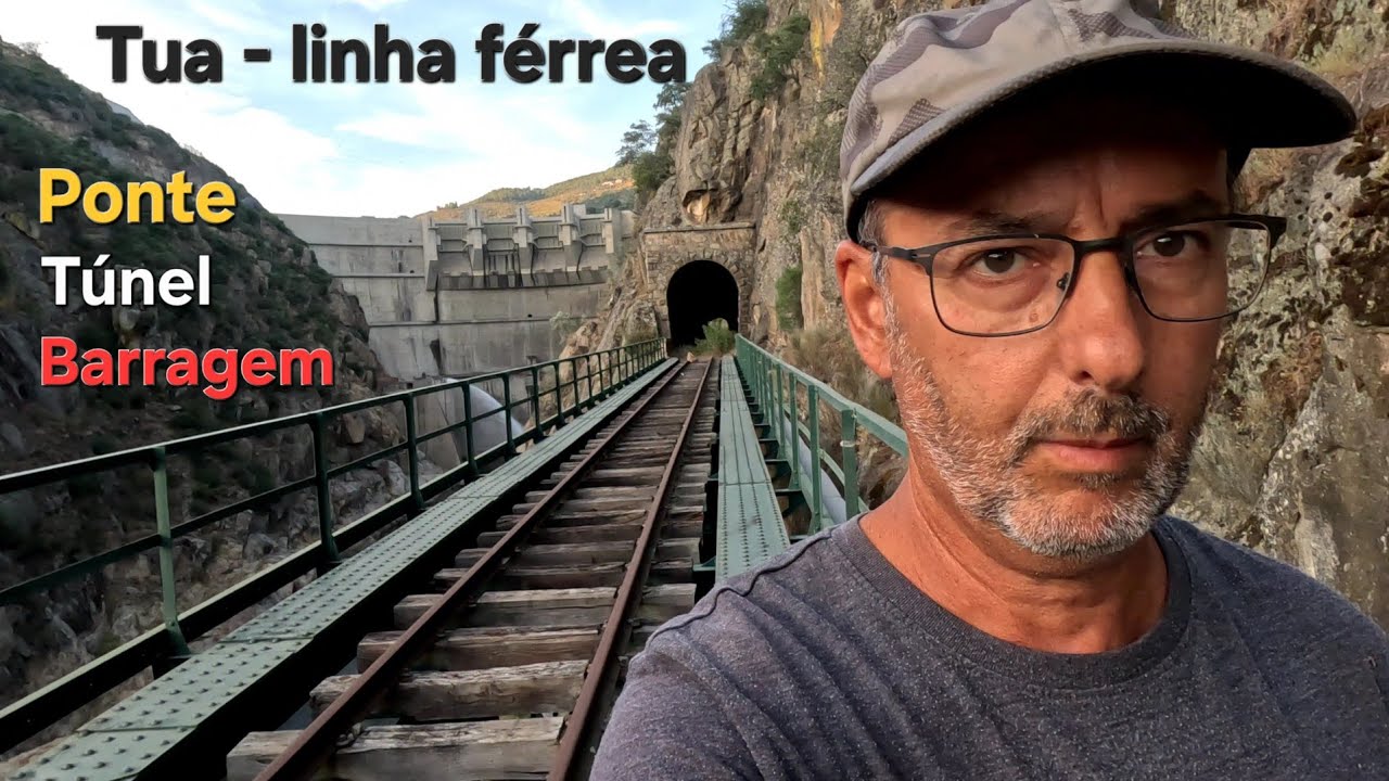 Linha Abandonada TUA Barragem, Ponte e Tunel. #comboio #trainline #train #douro #ponte