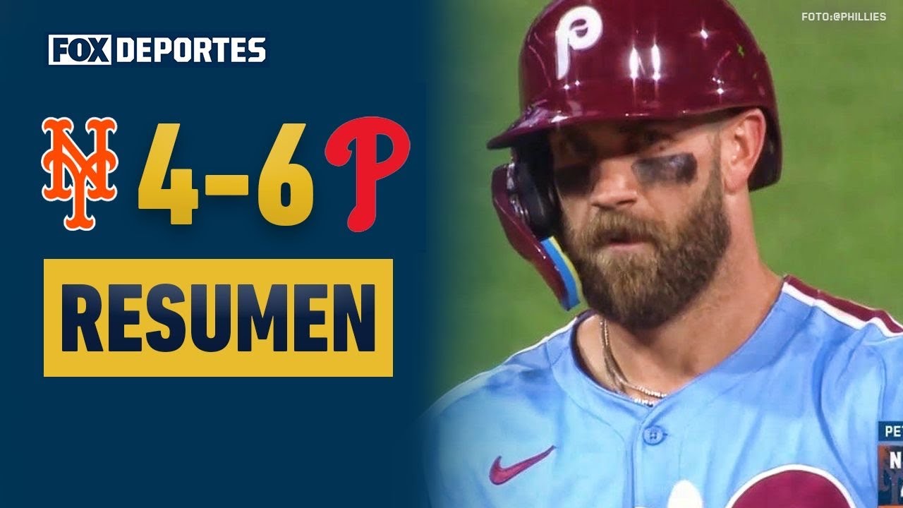 🤩😀 REMONTADA DE LOS PHILLIES | New York Mets 4-6 Philadelphia Phillies | MLB 2025 | HIGHLIGHTS