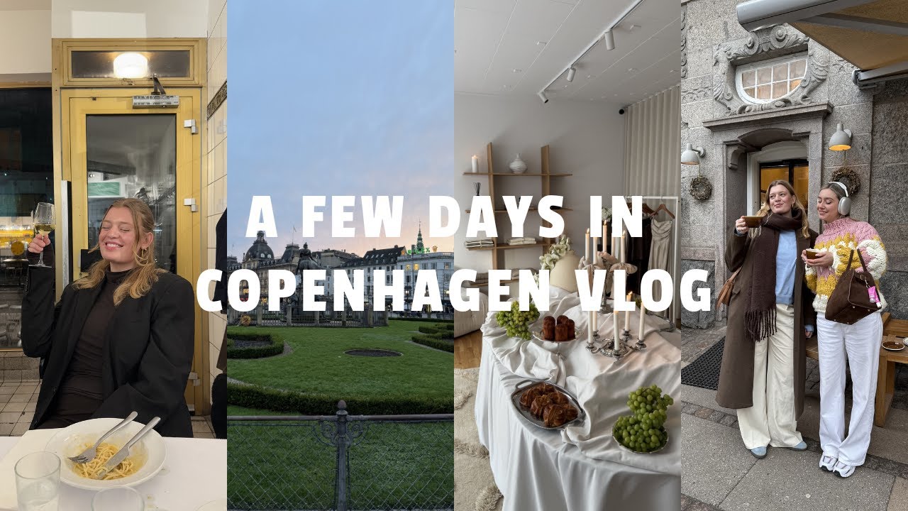 copenhagen vlog | caféhopping, fashion week,  saunagus & winter bathing in the harbour