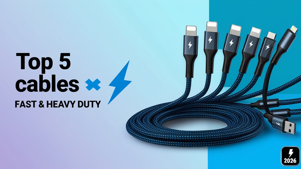 Best Heavy Duty Charging Cables 2026 ⚡ Top 5 Durable Fast Charging Cables
