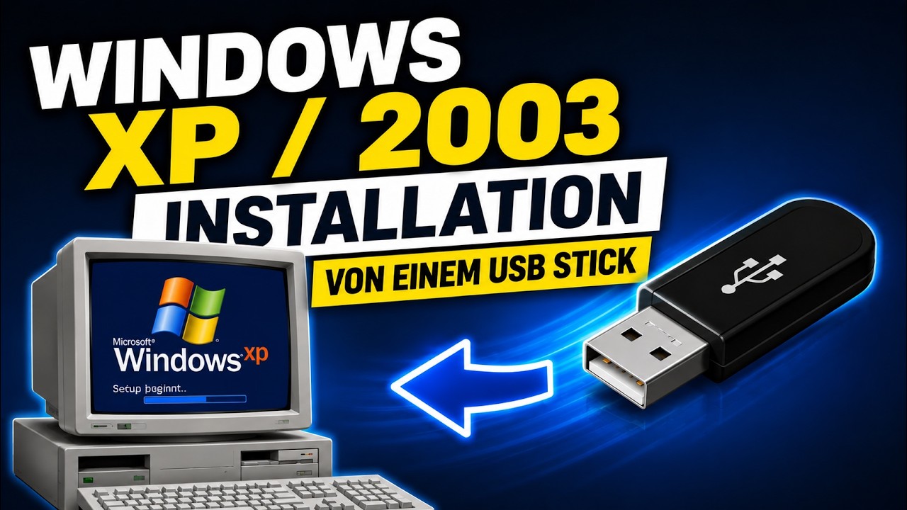 Windows XP/ Windows 2000/ Server 2003/ Server 2000 Installation von einem USB Stick