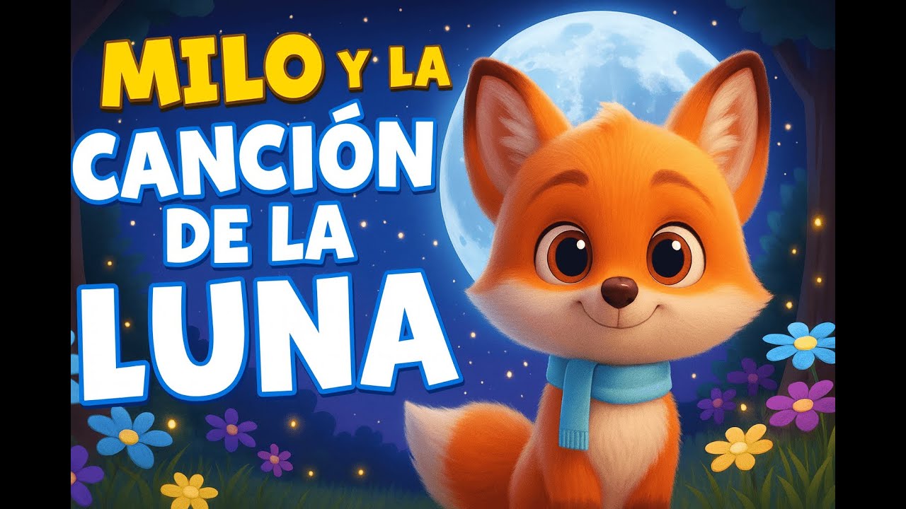 🌙🦊 Milo y la Canción de la Luna | Cuento Musical Infantil | PequeSón Oficial 🎵✨