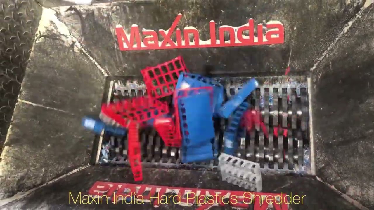 Hard Plastics shredder, Waste Plastic Tray shredder, #HDPEPlasticTrayCrusher, #HDPEPlasticshredder