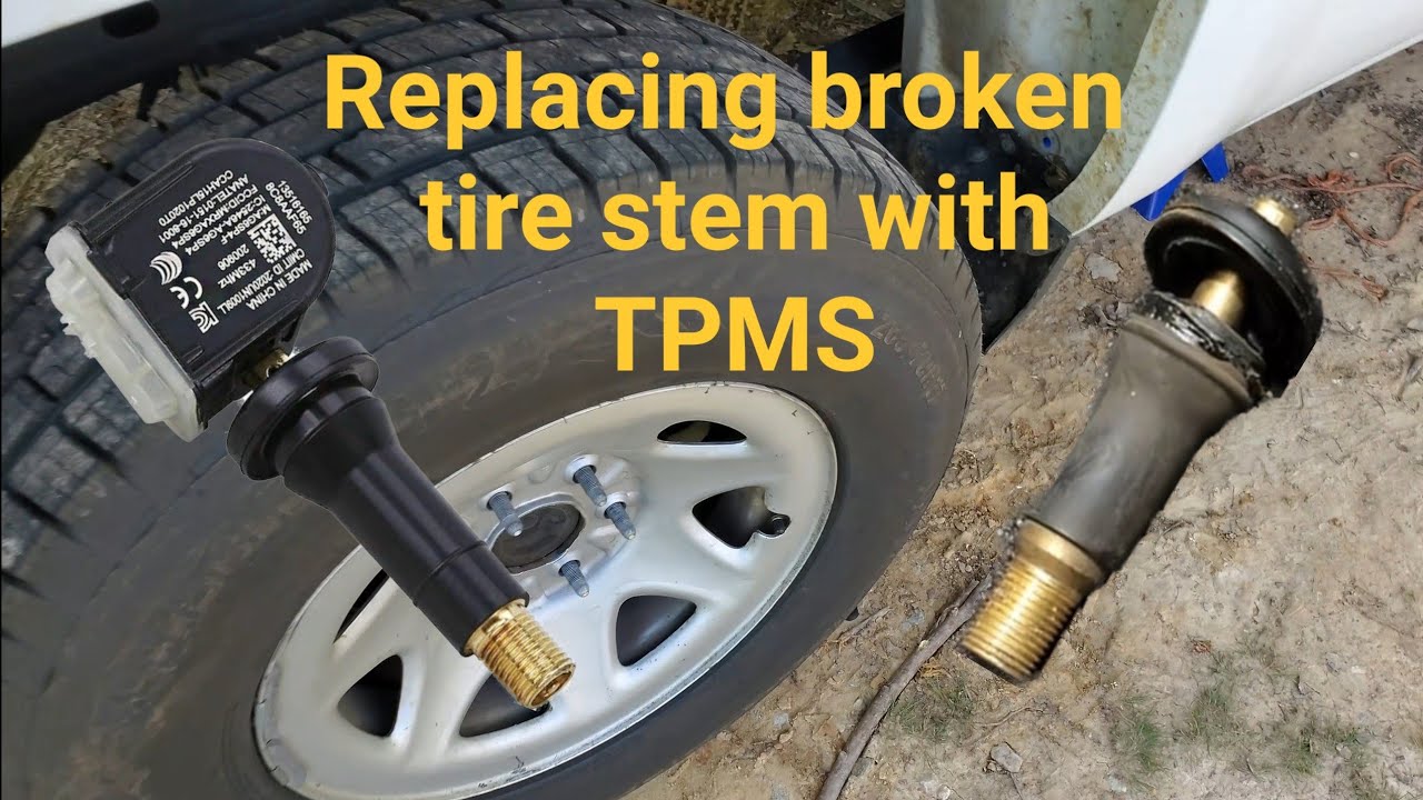 Замена вентиля шины с TPMS