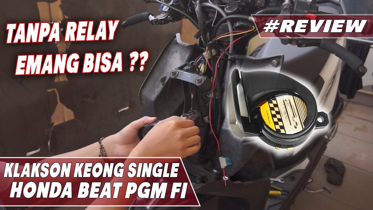 PASANG KLAKSON KEONG SINGLE TANPA RELAY || REVIEW KLAKSON KEONG