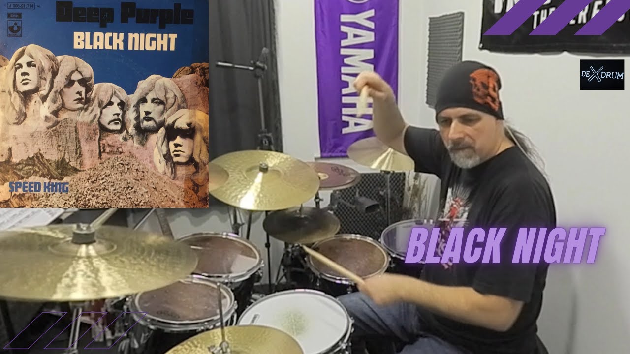 Deep Purple - Black Night (Drum cover) Dejan Nikolic