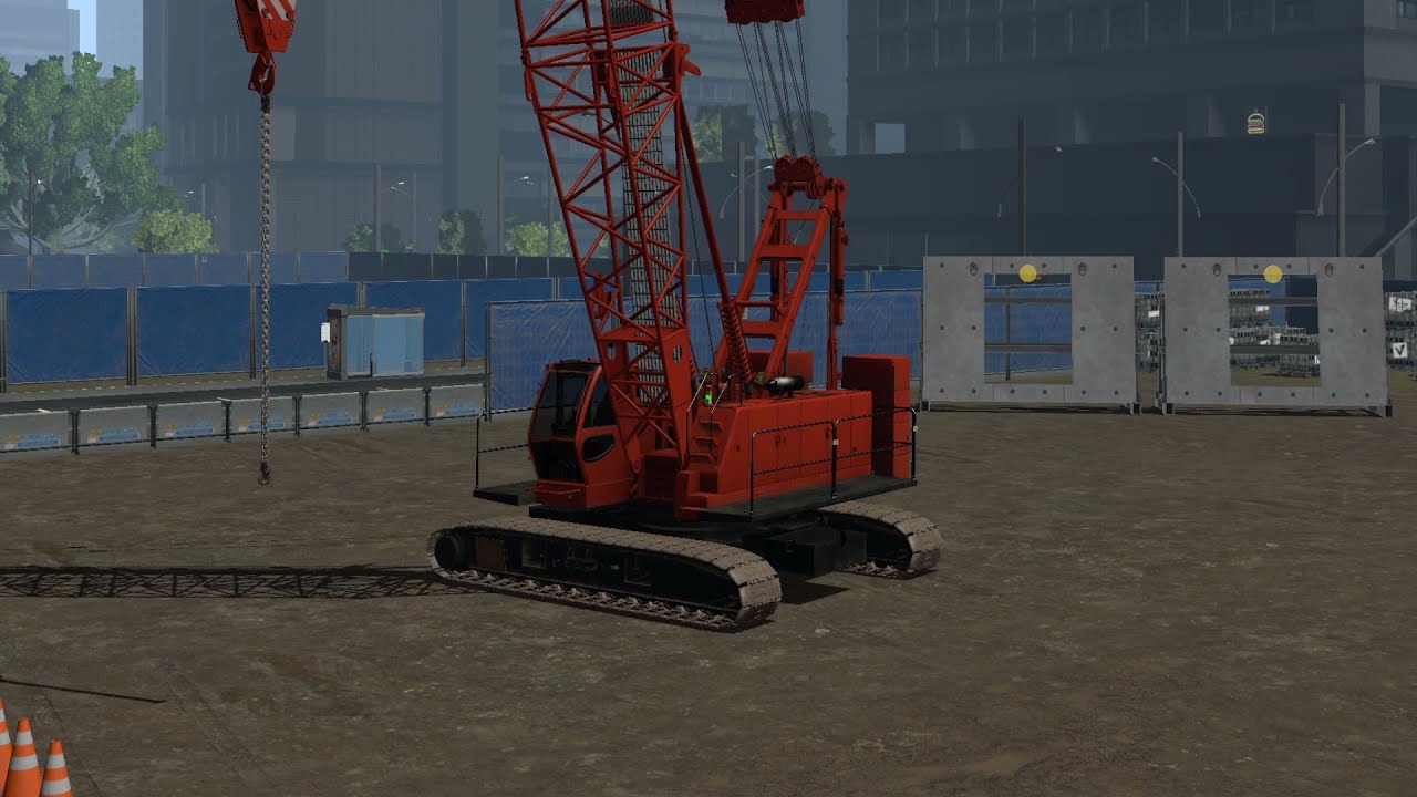 Crawler Crane Simulator | Pivot Turn | CM Labs