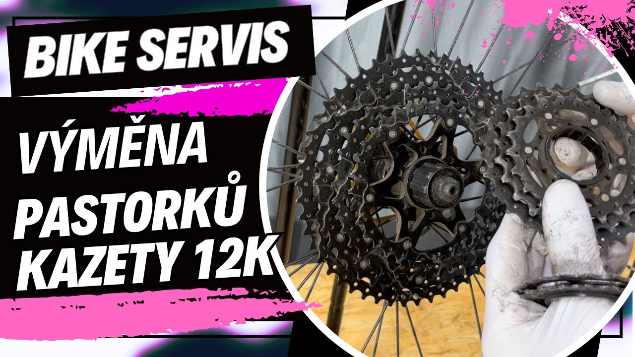 Výměna pastorků kazety 12.kolečko na elektrokole / Sunrace / Shimano - Bike servis manuál