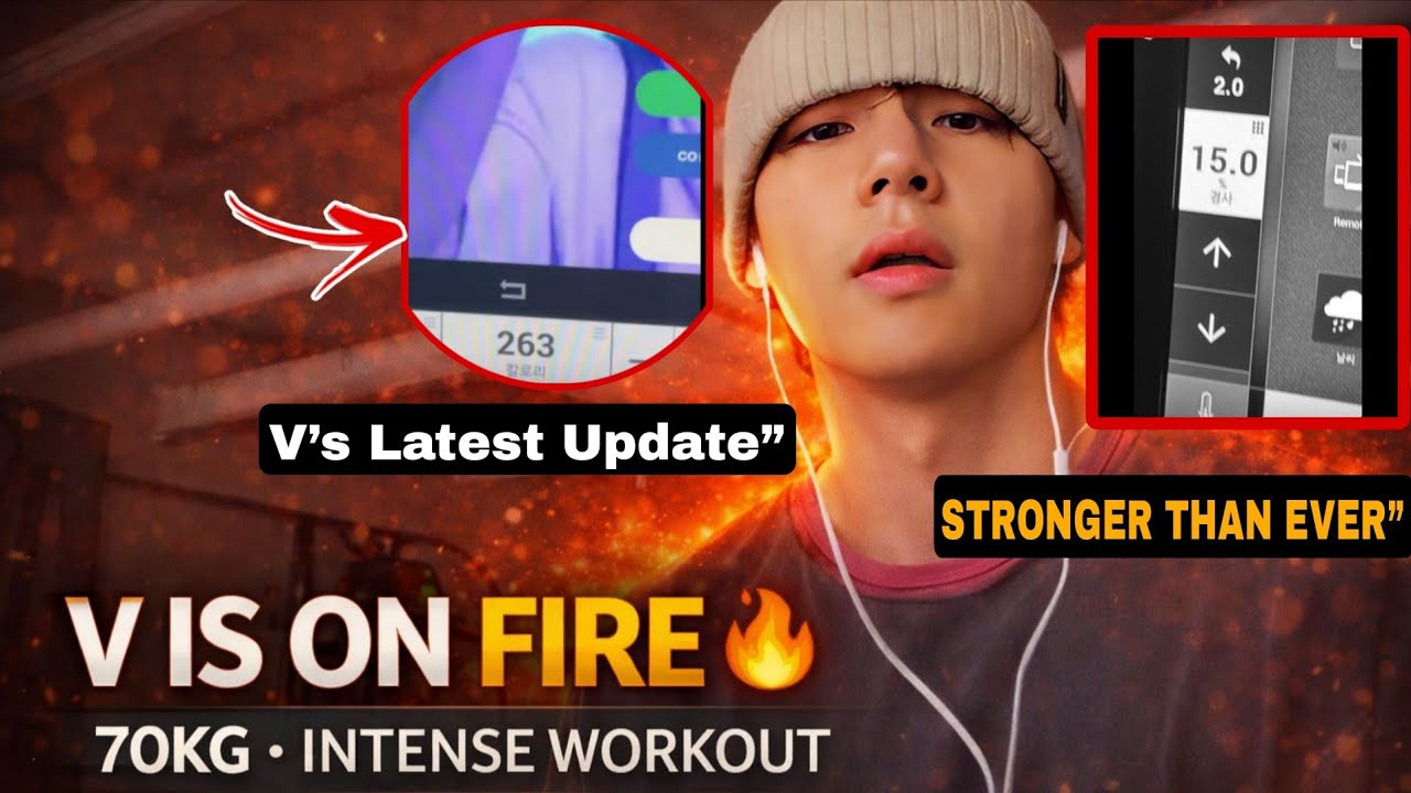 V’s Latest Update SHOCKS ARMY — 70🔥 and a Brutal Workout?!”
