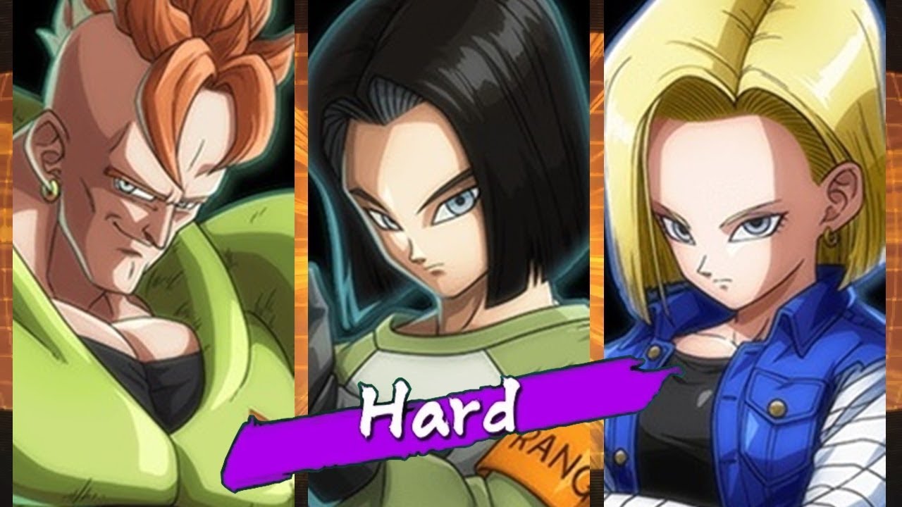 Dragon Ball FighterZ - Android 16/Android 17/Android 18 Arcade Mode (HARD)