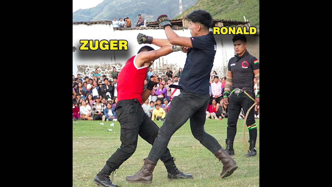 Espectacular a puño Limpio ZUGER HUACHACA vs Ronald CONDORI del Norte de Potosí Bolivia