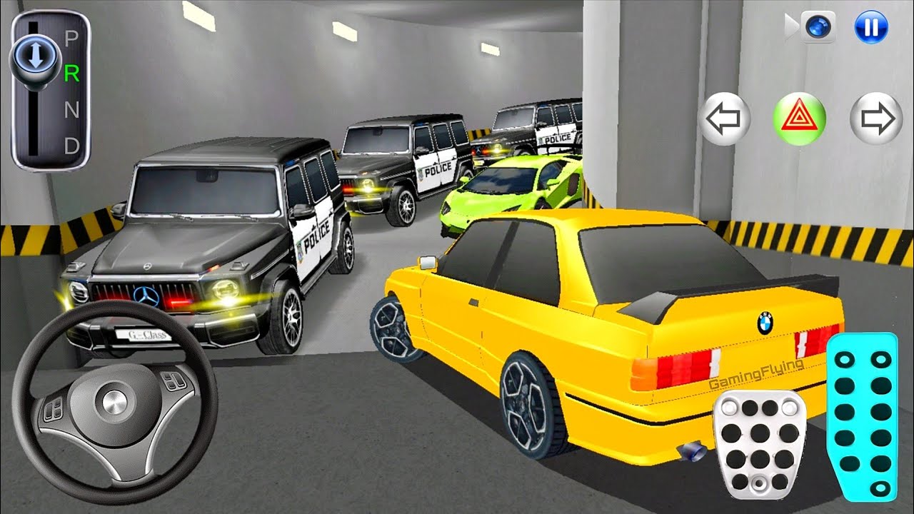 New BMW car Stuck in Parking Garage - 3D Driving Class - 3D Driving Class Game - Car Game