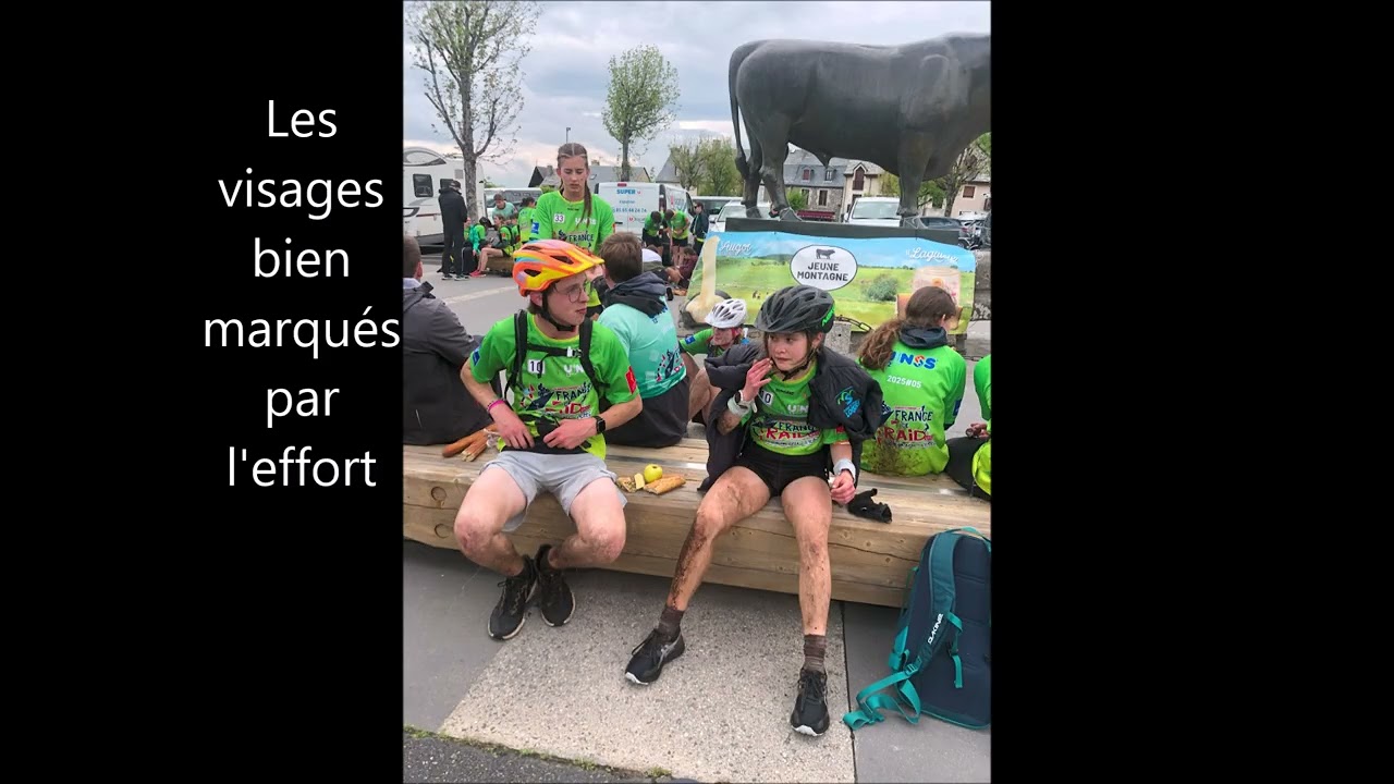 Championnat de France de raid UNSS Aveyron 2025 Lycée Guillaume Le Conquérant Falaise